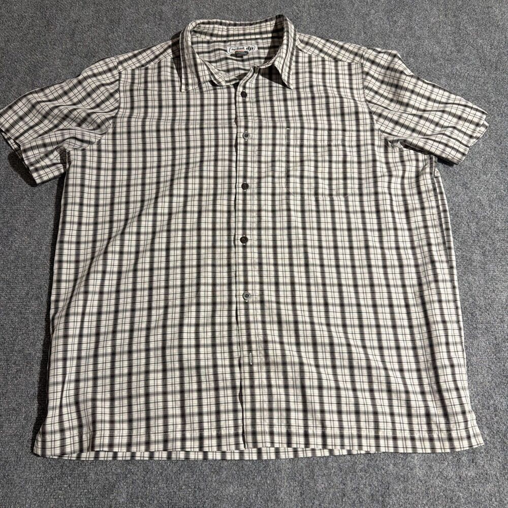 Urban Pipeline Up Shirt Mens XXL Gray Short Sleeve Button Front Modal/Poly